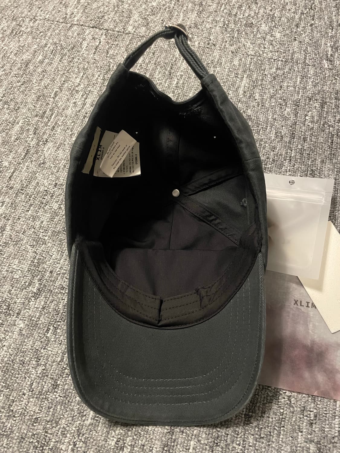 [새상품] Xlim ep.8 01 cap 챠콜 그레이 상품이미지2