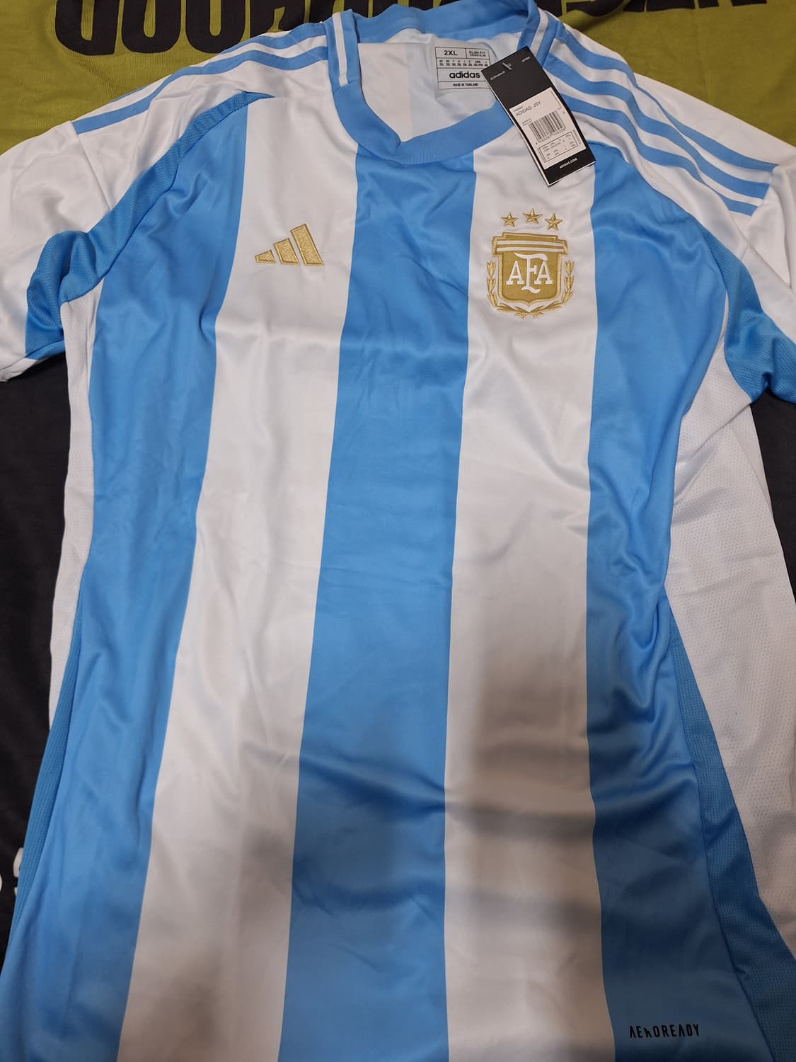 아르헨티나 축구유니품 반팔 블록코어 oem 상품이미지1