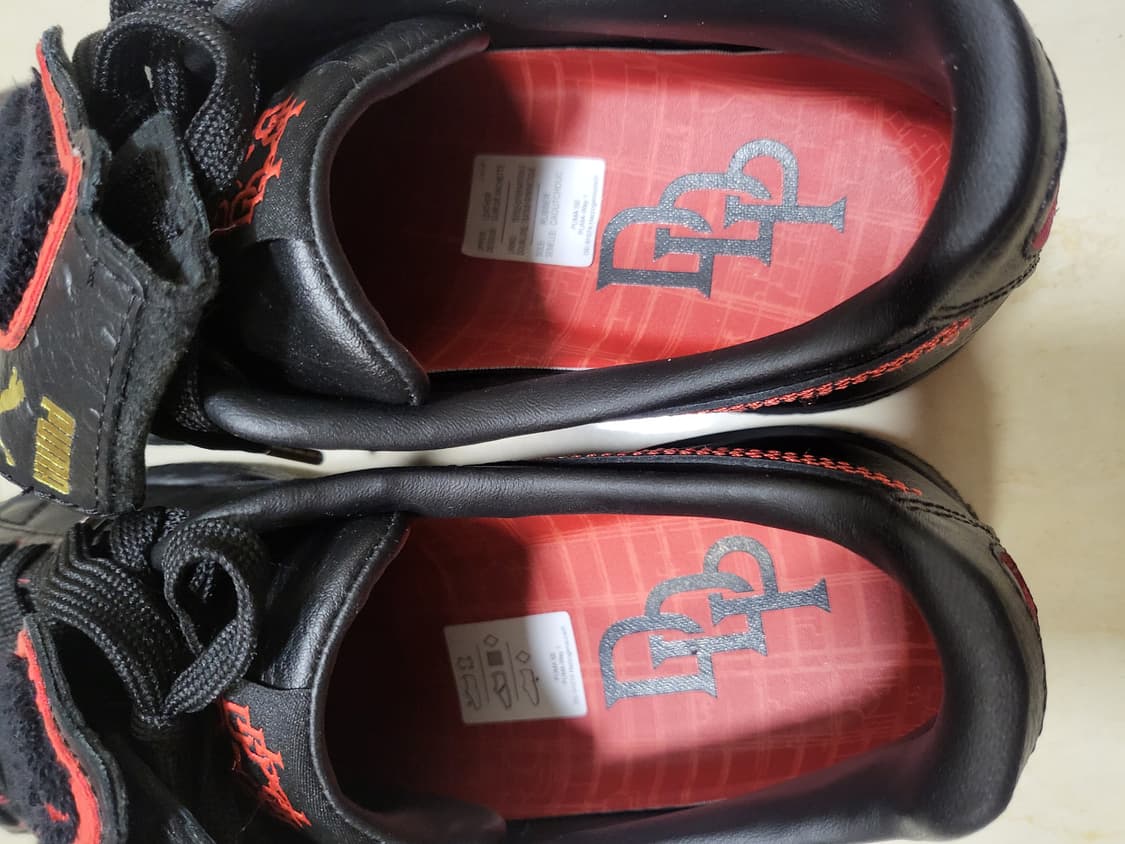 Puma 푸마 x 대퍼 댄 클라이드 포스트게임 블랙 레드 퓨마 260 상품이미지9