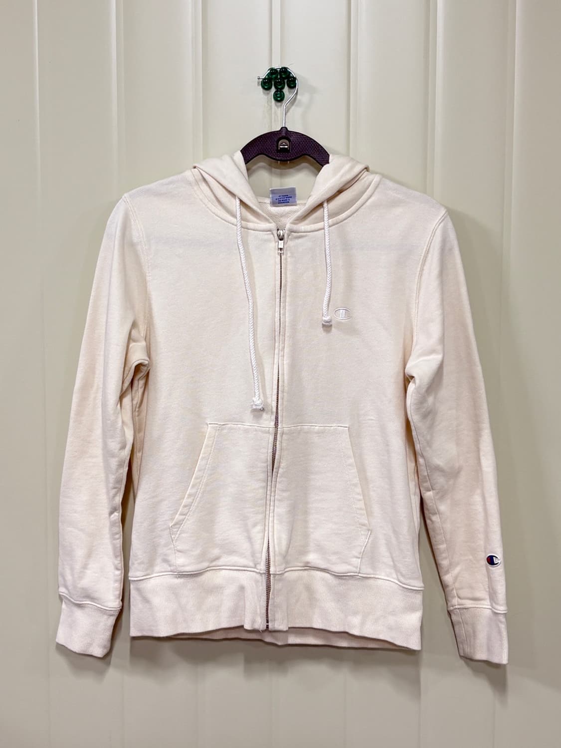 챔피온 아이보리 후드집업 상품이미지1