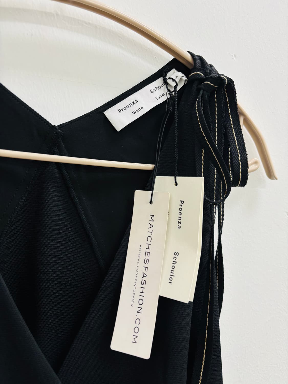 [새 상품] 프로엔자슐러 블랙 슬리브리스 롱 원피스 상품이미지3