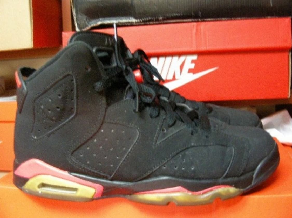 나이키 에어 조던6  블랙 인프라레드 250 상품이미지2