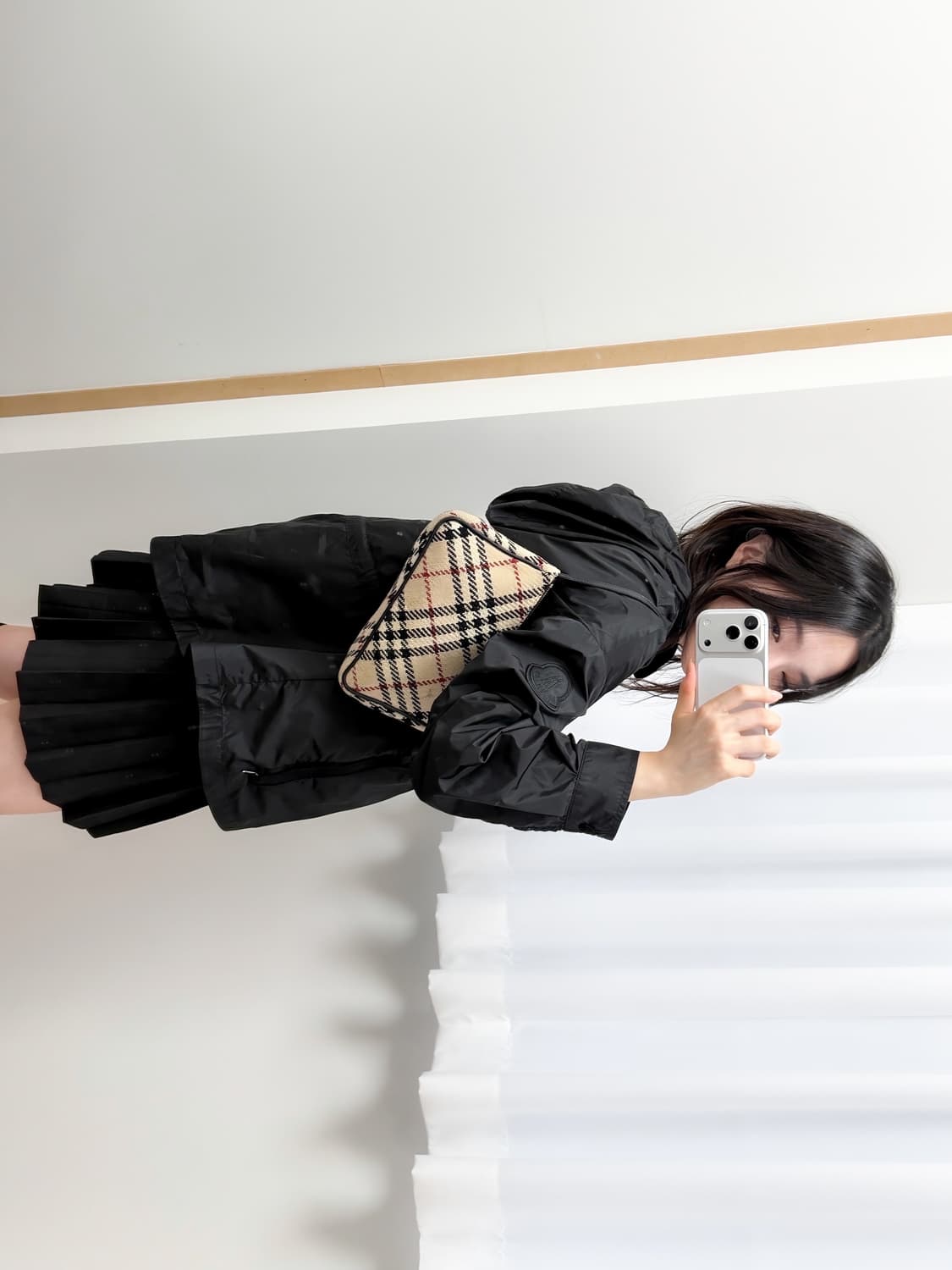 버버리 빈티지 체크 울 미니백 상품이미지10