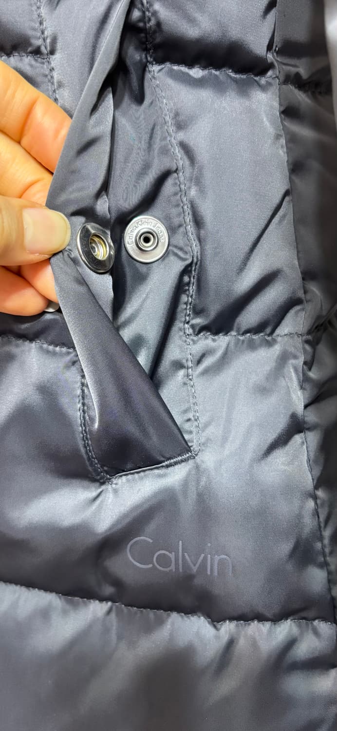 케빈클라인ㅡ 오리털 패딩 55 천연 라쿤퍼/왕라쿤/빅라쿤/새거수준 상품이미지4