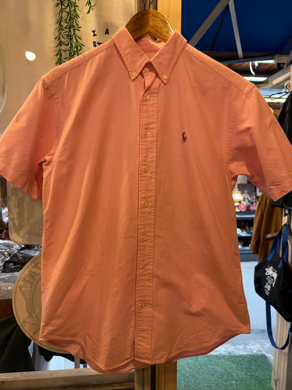 폴로 랄프로렌 멀티포니 핑크 반팔셔츠 상품이미지1