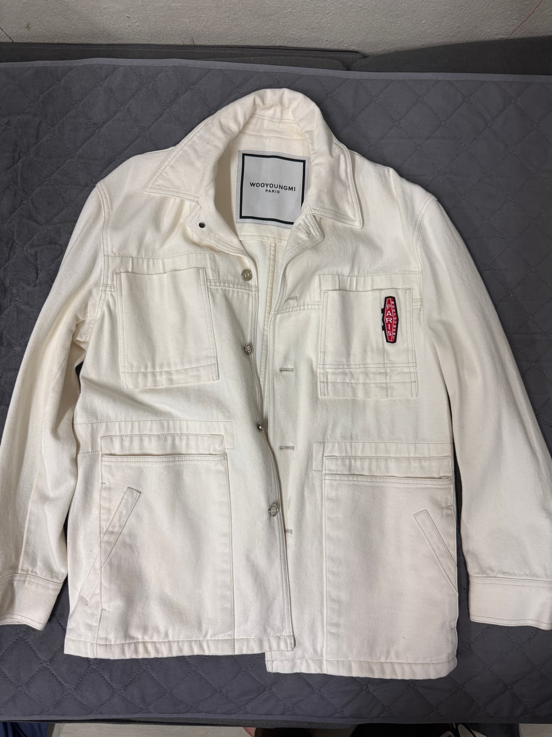 우영미 화이트 자켓 상품이미지1