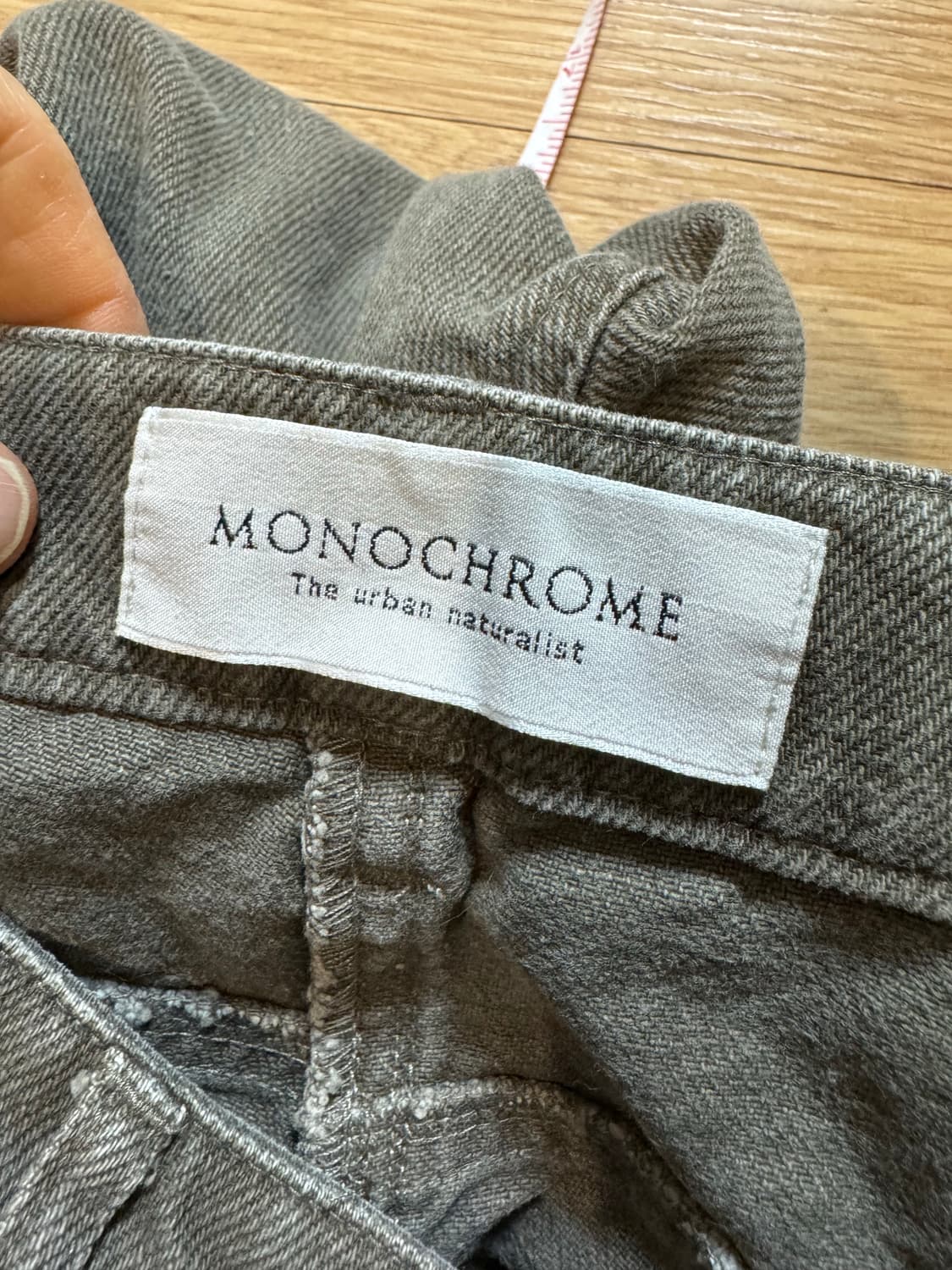 모노크롬 24년 커브 데님 상품이미지2