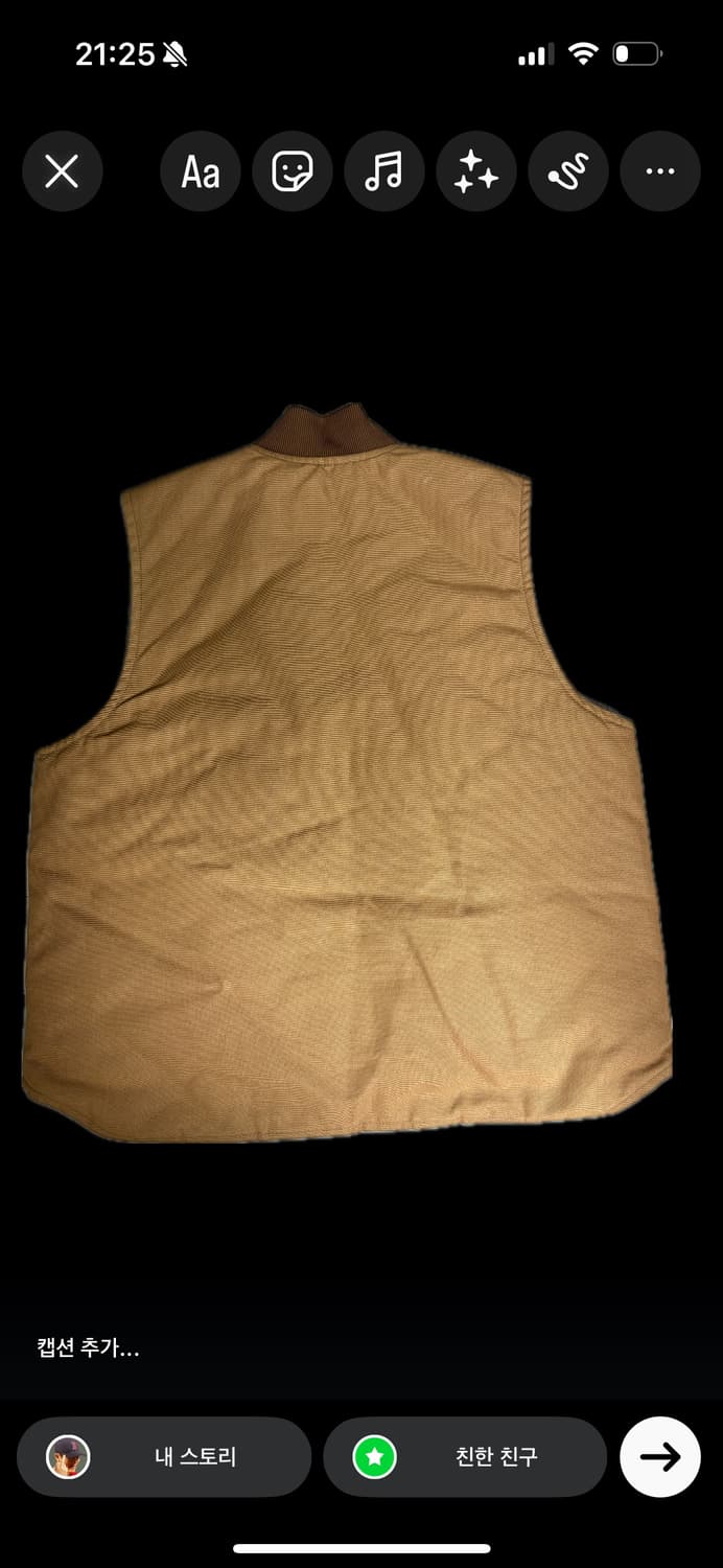 칼하트 조끼 XL 상품이미지2