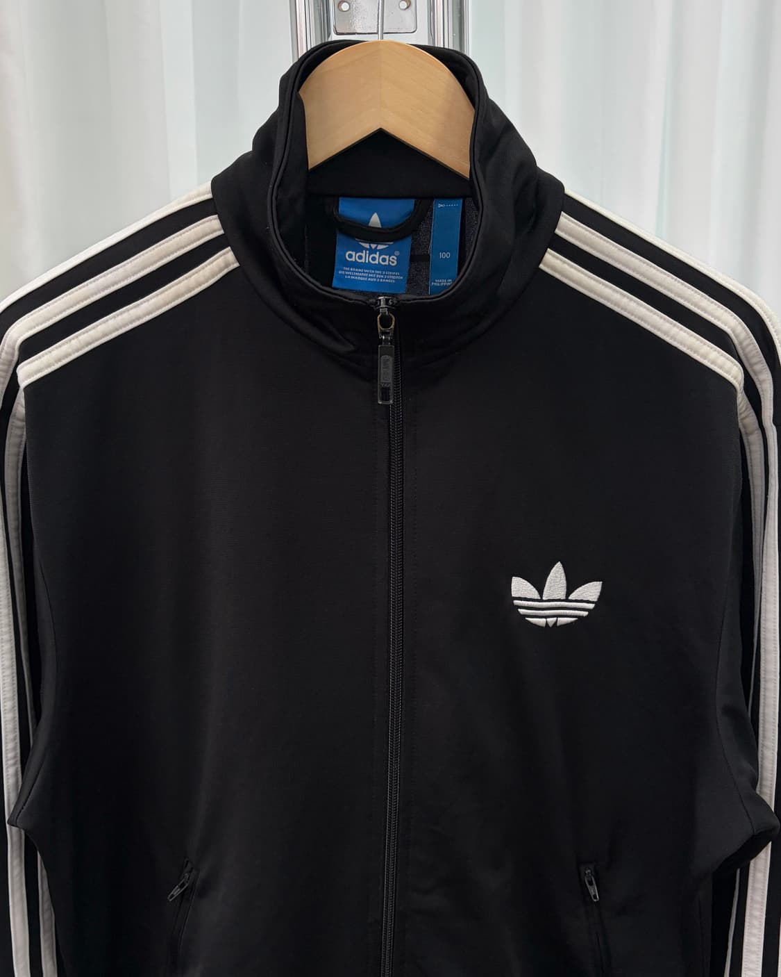 [L]아디다스 구형 파이어버드 블랙 트랙탑 져지 상품이미지4