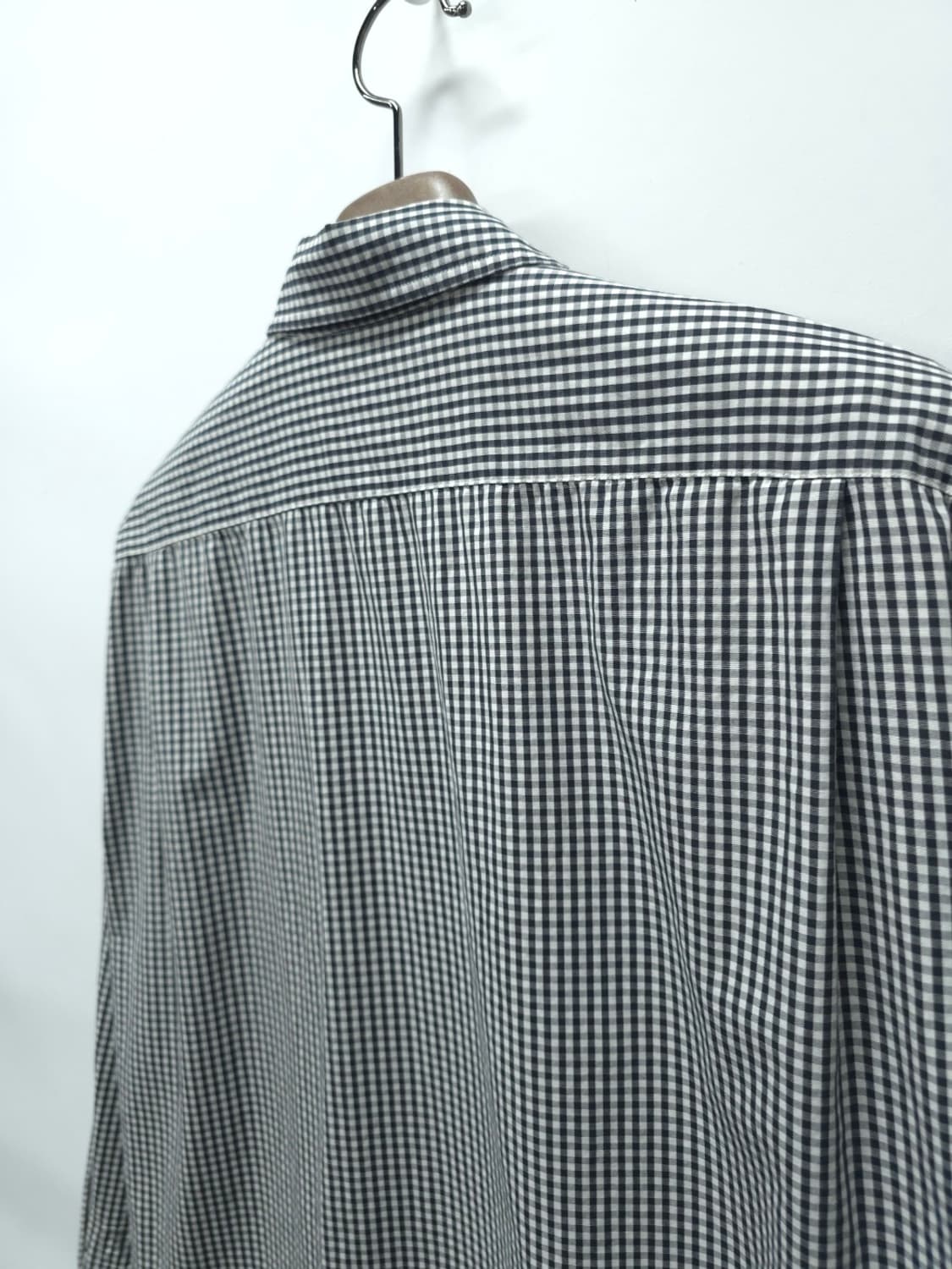 폴스미스 일본빈티지 라인 블랙 깅엄 체크 셔츠 (105) 상품이미지9