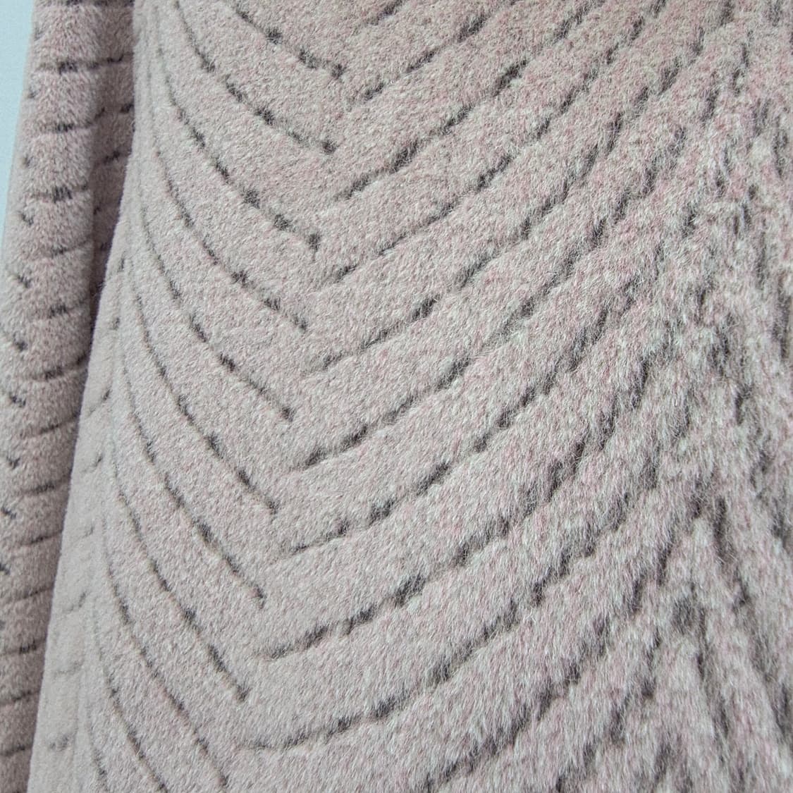 앙고라 울 로즈핑크 카라퍼 하프코트 상품이미지9