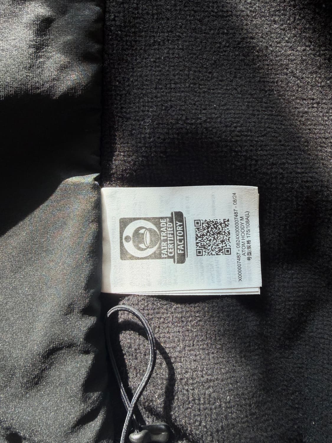 아크테릭스 아톰 LT 후디 블랙 상품이미지5