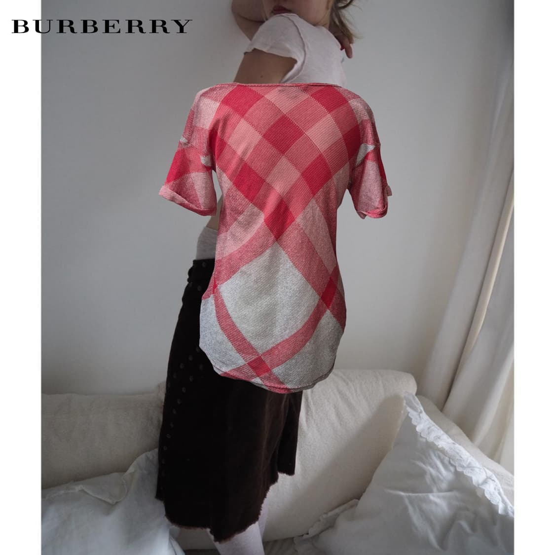 Burberry strawberry check top 상품이미지2