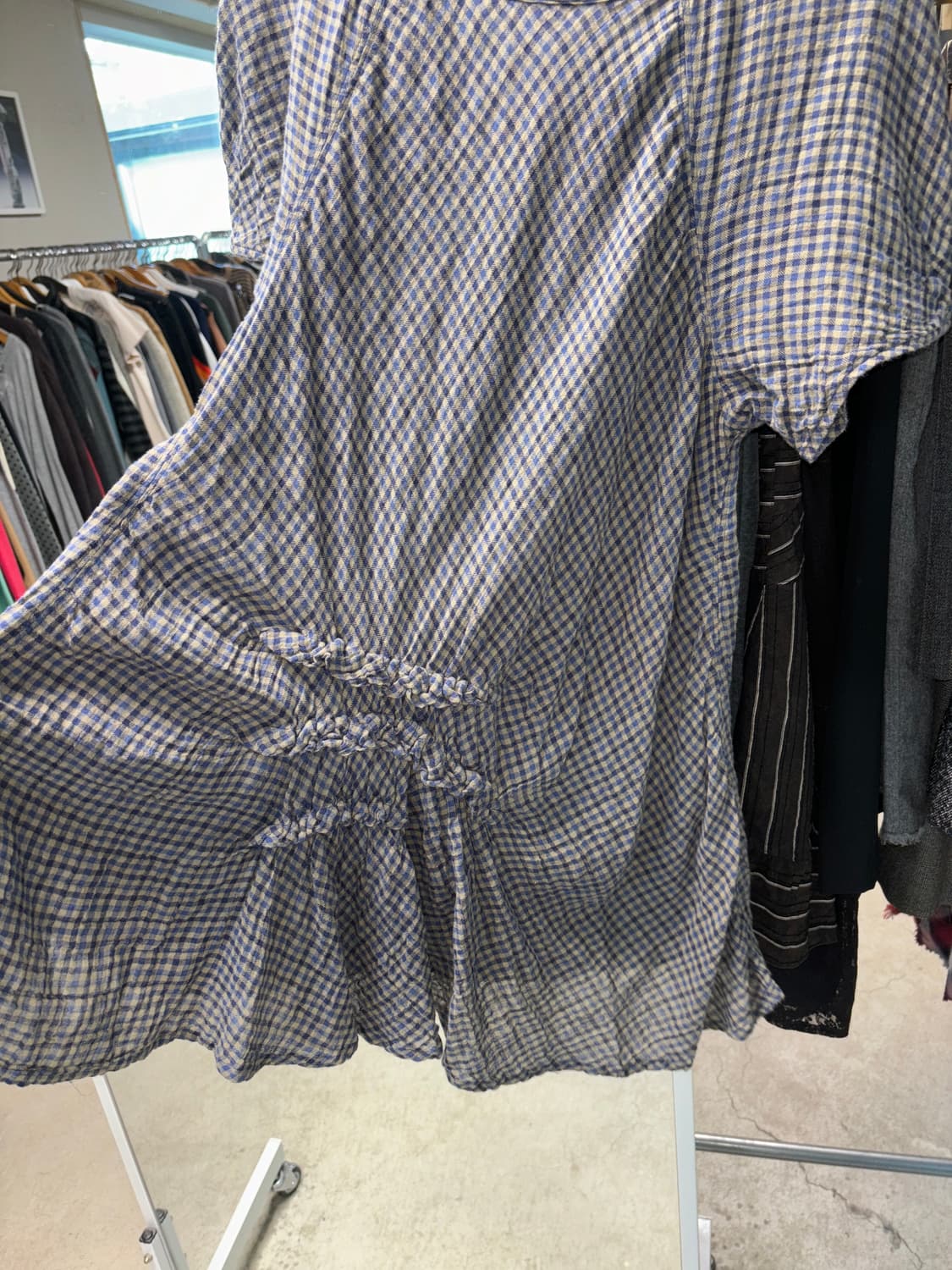 센소유니코 io comme io 체크 원피스 상품이미지3