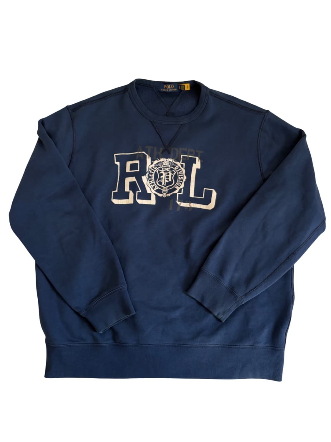 폴로 랄프로렌 RL 로고 네이비 스웻셔츠 XL 상품이미지1