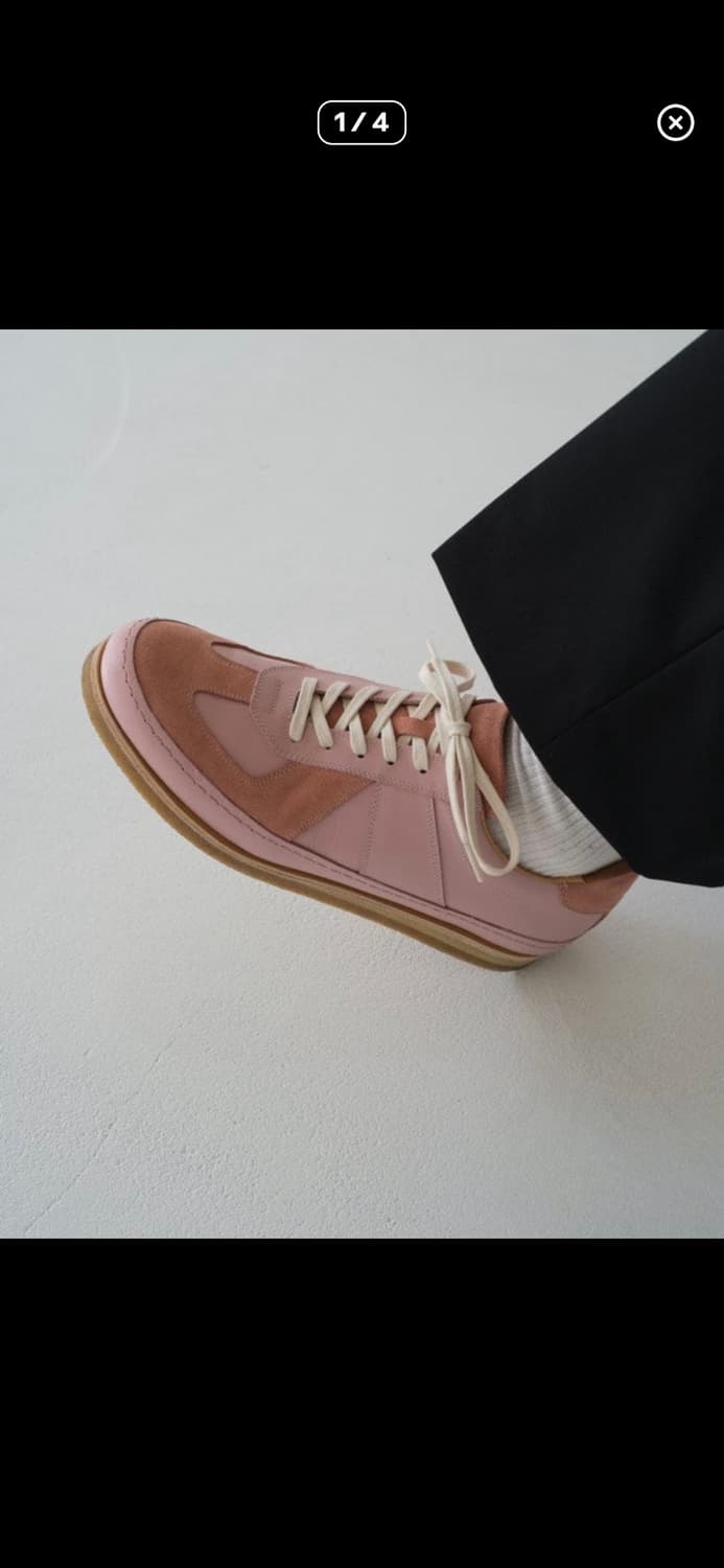 [270] mmrb 핑크 독일군 스니커즈 상품이미지1