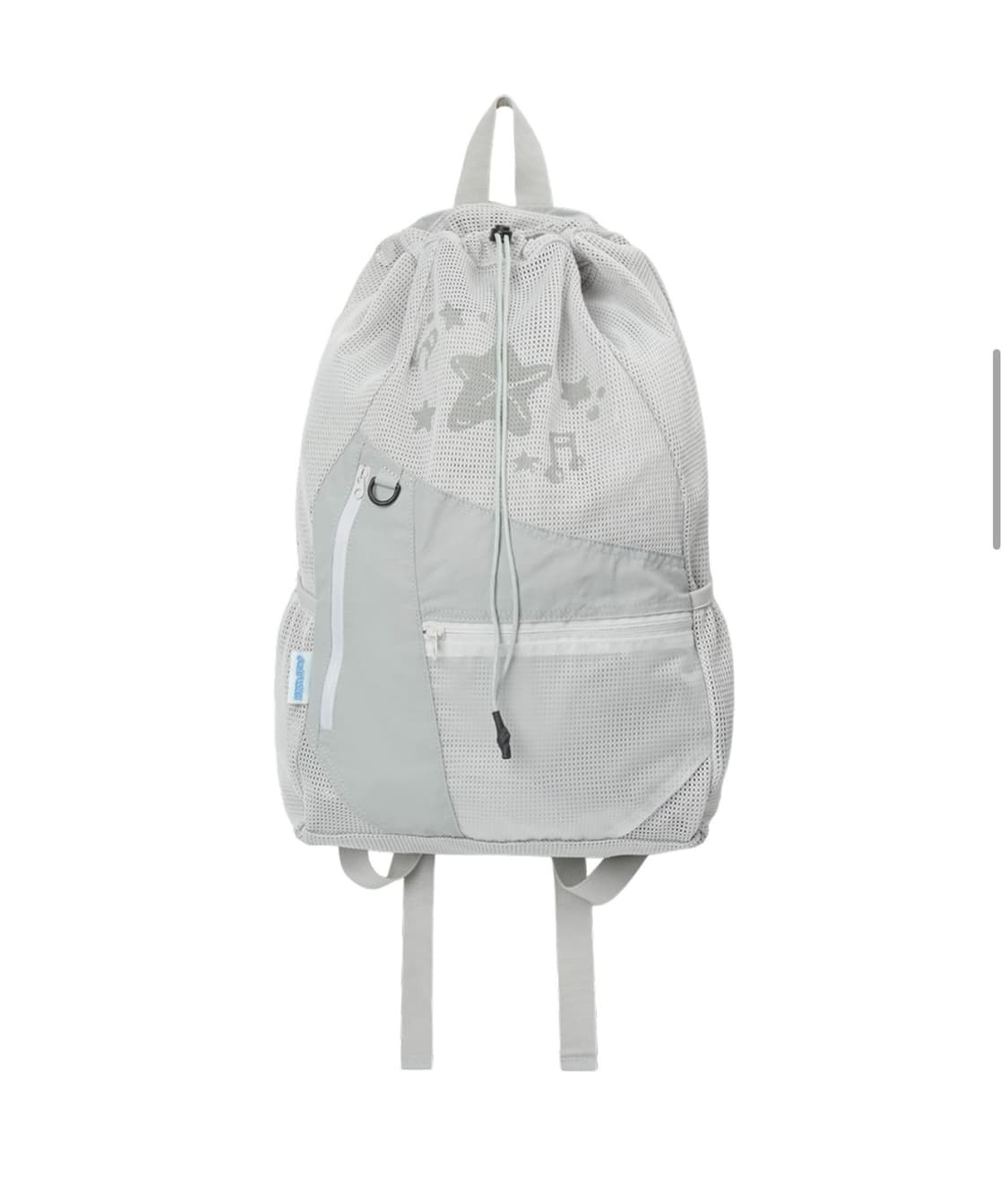 [os] 산산기어xNCT 위시 메쉬 백 라이트 그레이 상품이미지1