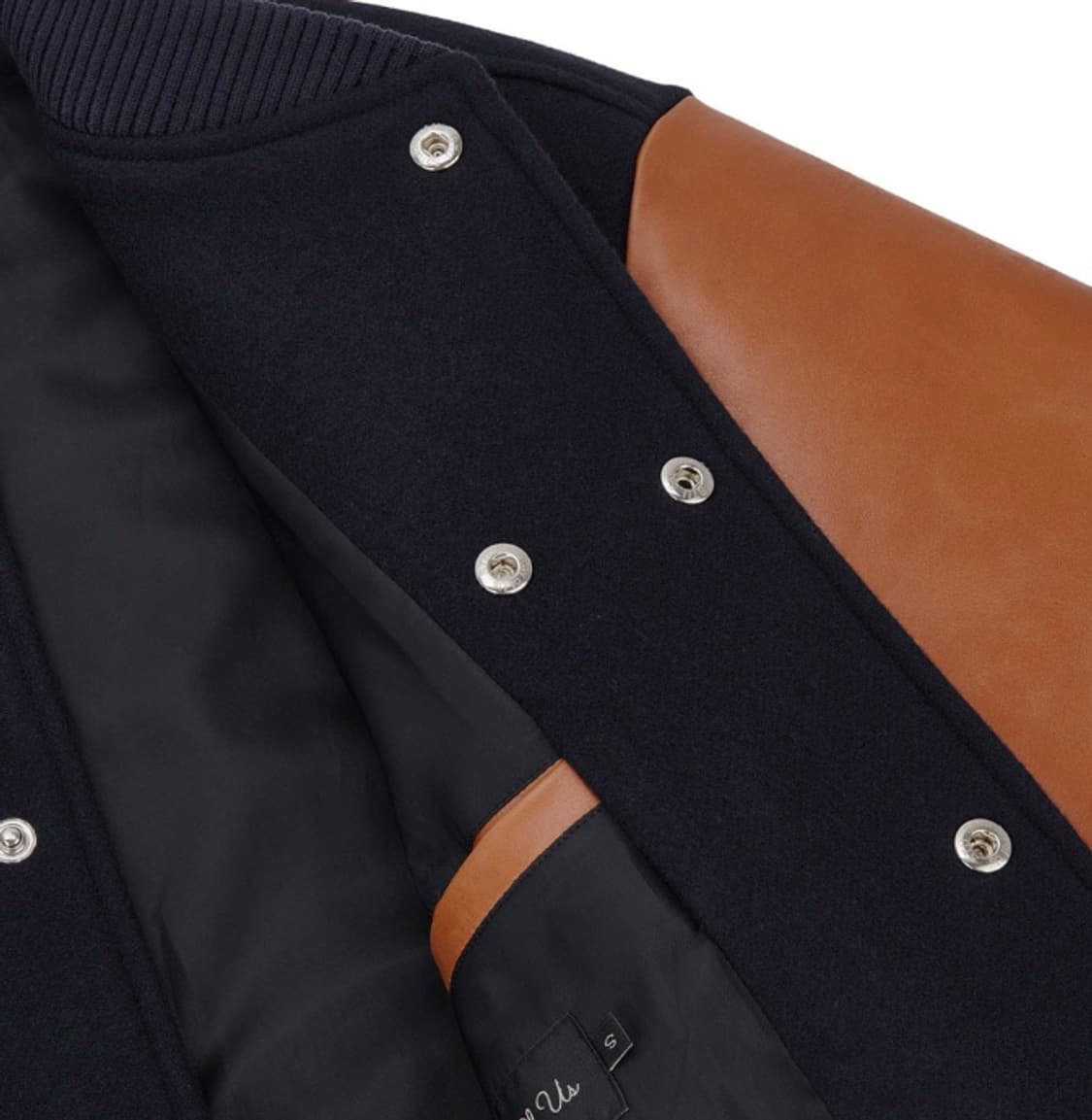 [L]stu hank 로꼬 착용 바시티 자켓 네이비 상품이미지4