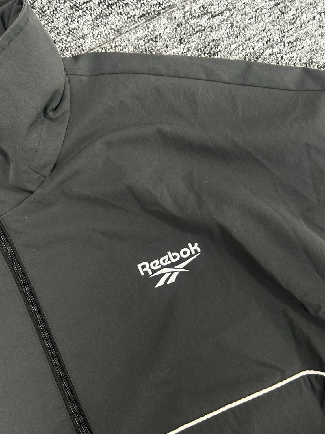 리복 클래식 자수로고 블랙 아노락 3XL 상품이미지6