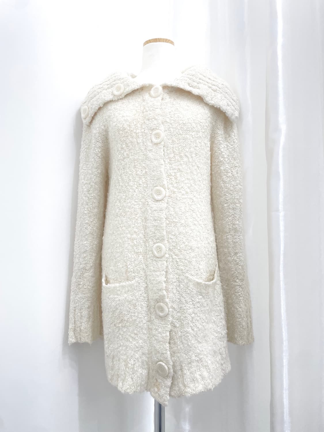 리즈리사 깔 달천 글리터 코튼 롱 가디건 상품이미지2