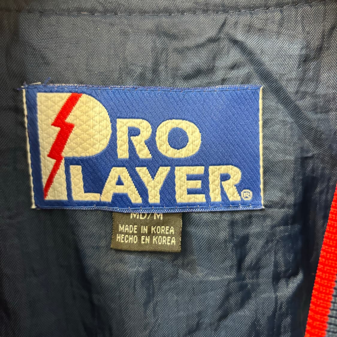 90s 프로 플레이어 올드스쿨 뉴잉글랜드 패트리어츠 웜업 M 상품이미지8