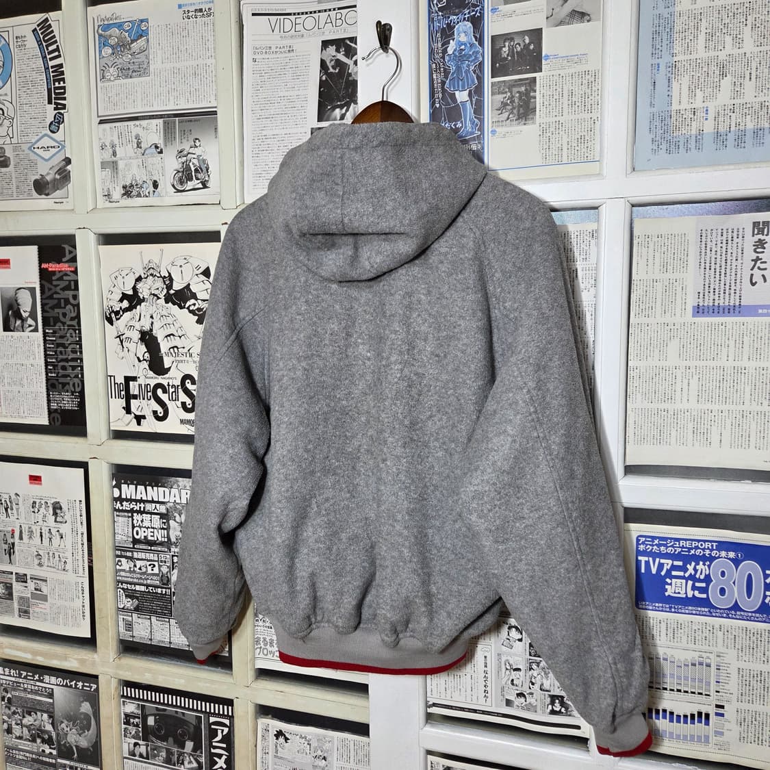 JPN 리버시블 컨버스 빅로고 바시티 자켓 상품이미지9