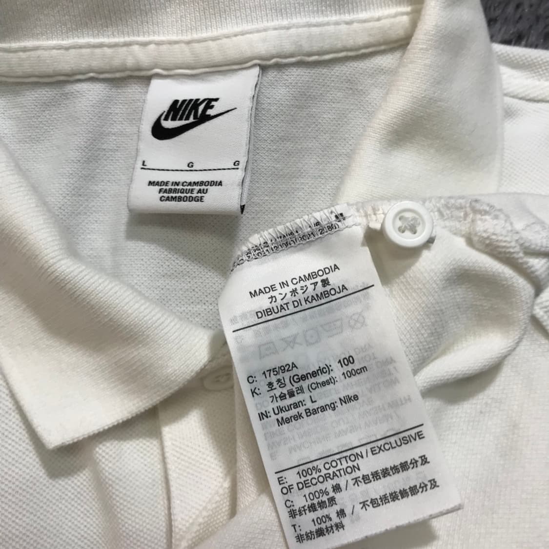 [[L, A급] 나이키(NIKE) CE 매치업 반팔 폴로티셔츠@313 상품이미지5