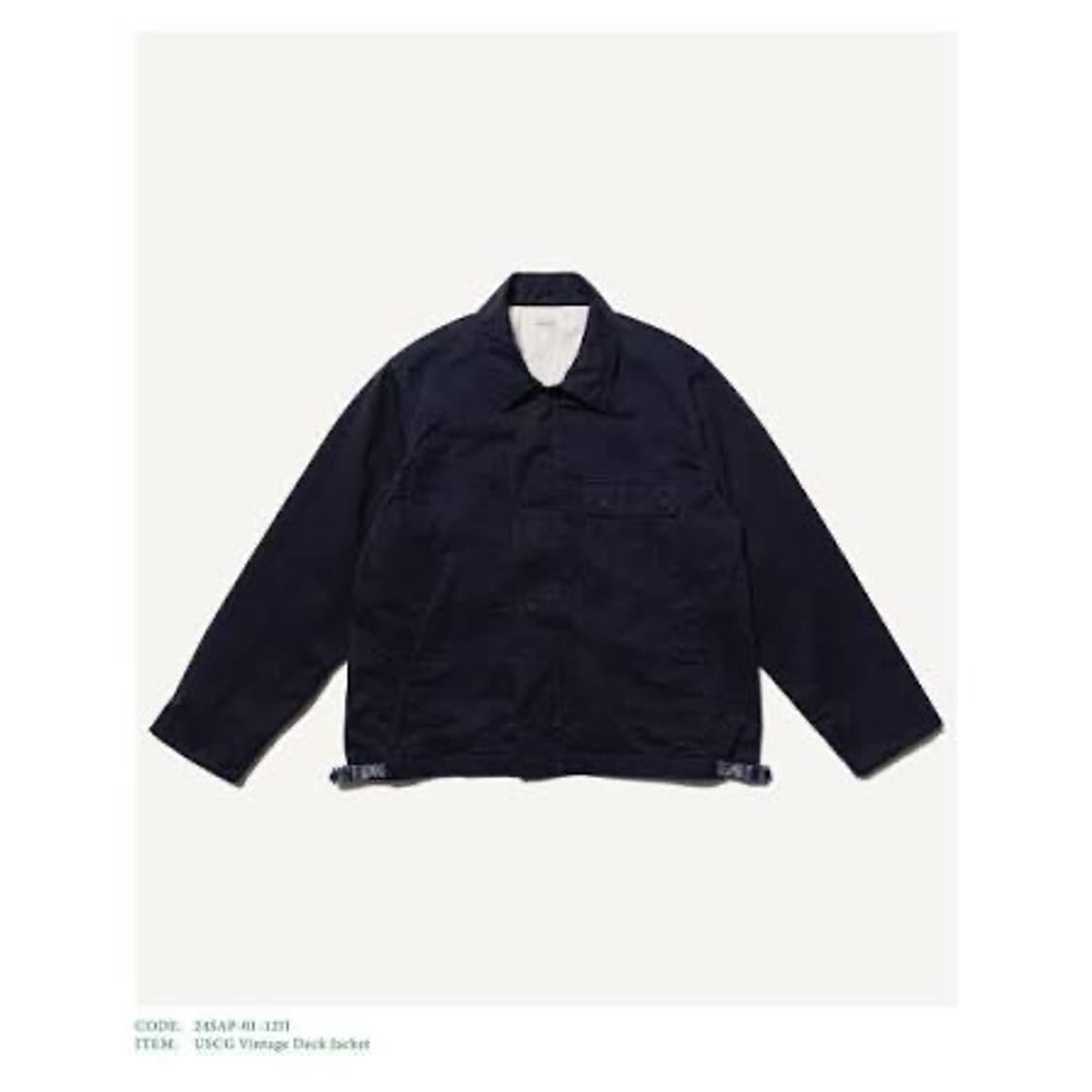 아프레쎄 uscg 빈티지 덱 자켓 3사이즈 상품이미지1