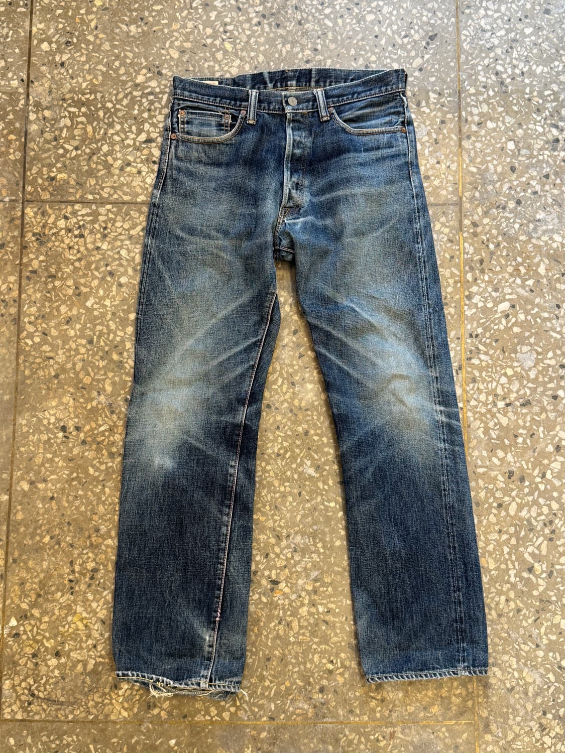 모모타로 체인스티치 셀비지 진(B1) 상품이미지3