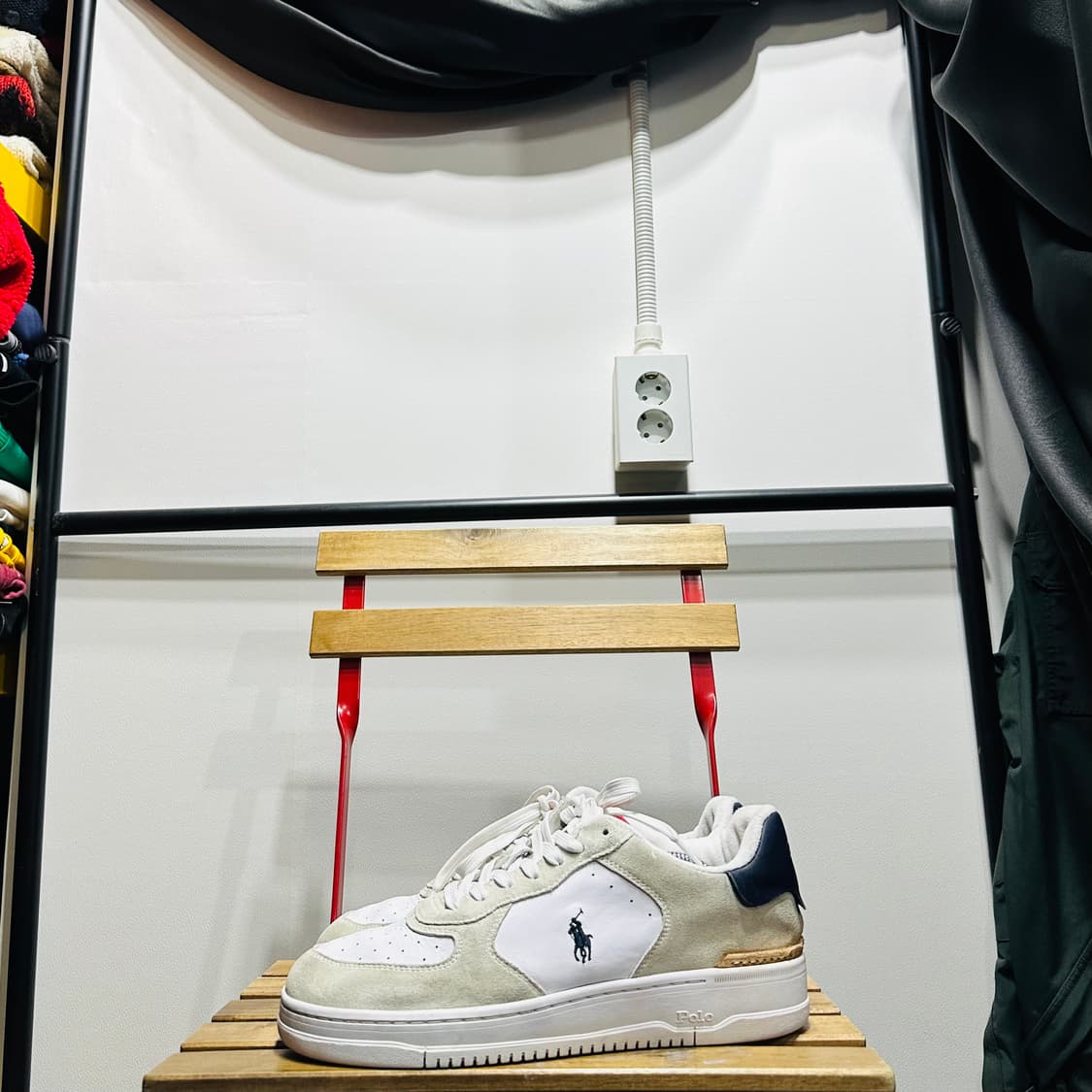 UK11) 285 폴로 운동화 남성 남자 신발 마스터즈 코트 레더 상품이미지3