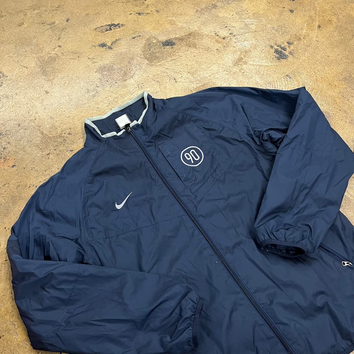[정품/L] 나이키 네이비 바람막이  자켓 b17 상품이미지1