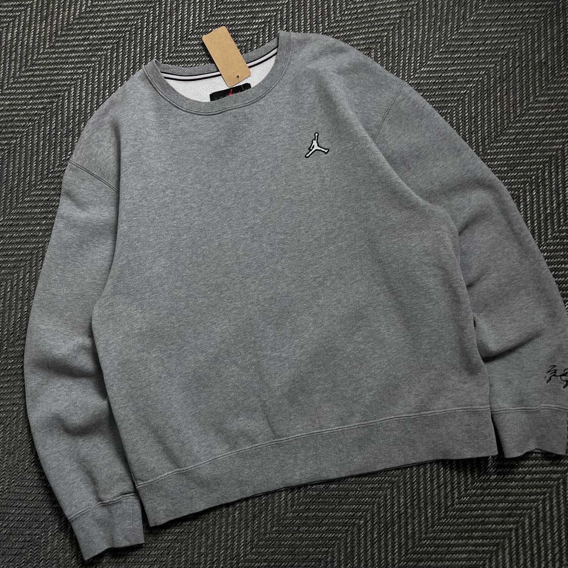 나이키 조던 에센셜 기모 스웻 맨투맨 그레이y 4523 상품이미지1