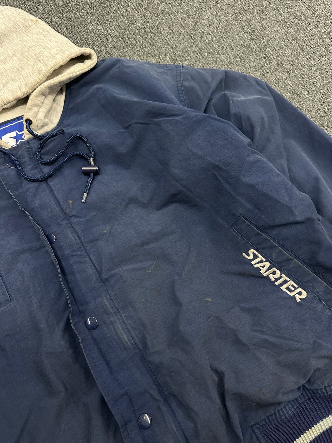 M) 90s STARTER 올드스쿨 스트릿 후드 자켓 상품이미지3