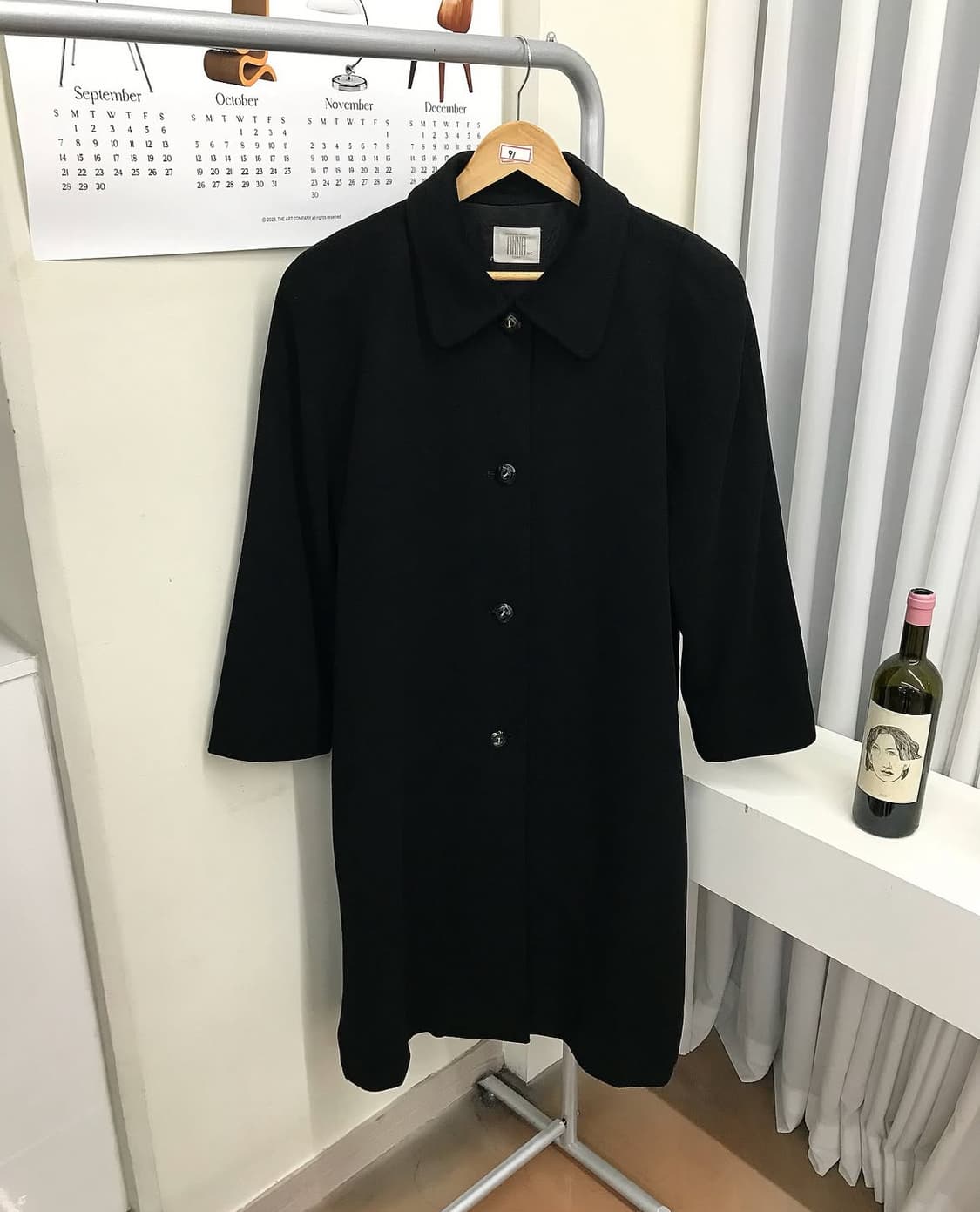 빈티지 캐시미어 100 롱 코트 상품이미지1