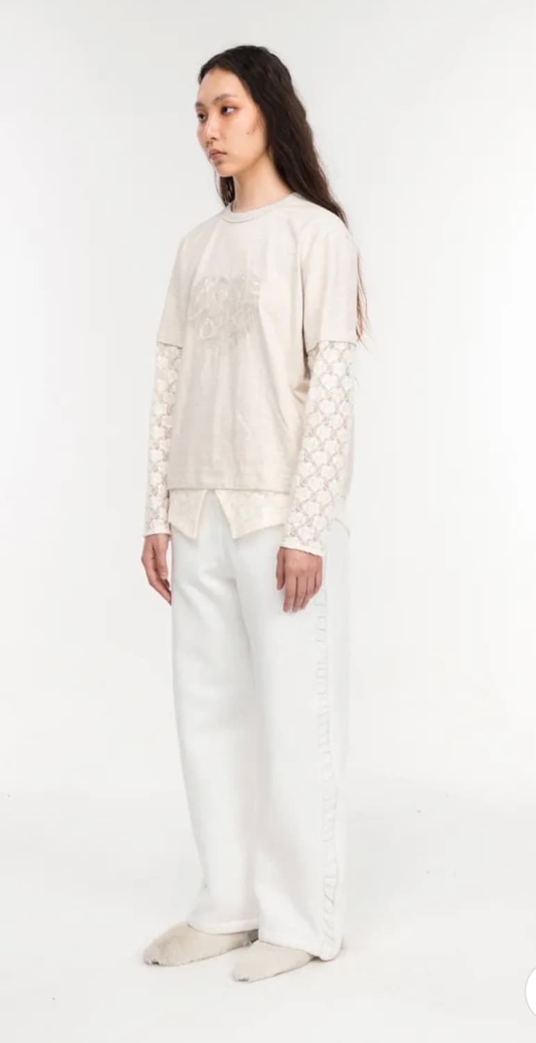 [새상품] 김미더영 G_HEM KNIT T_SHIRT / OATMEAL 상품이미지4