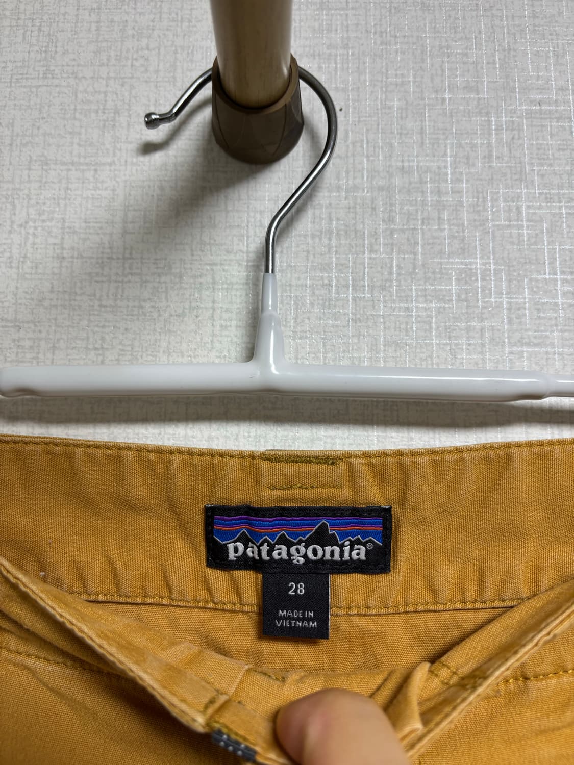 Patagonia 파타고니아 옐로우 코튼 워크 팬츠 상품이미지2