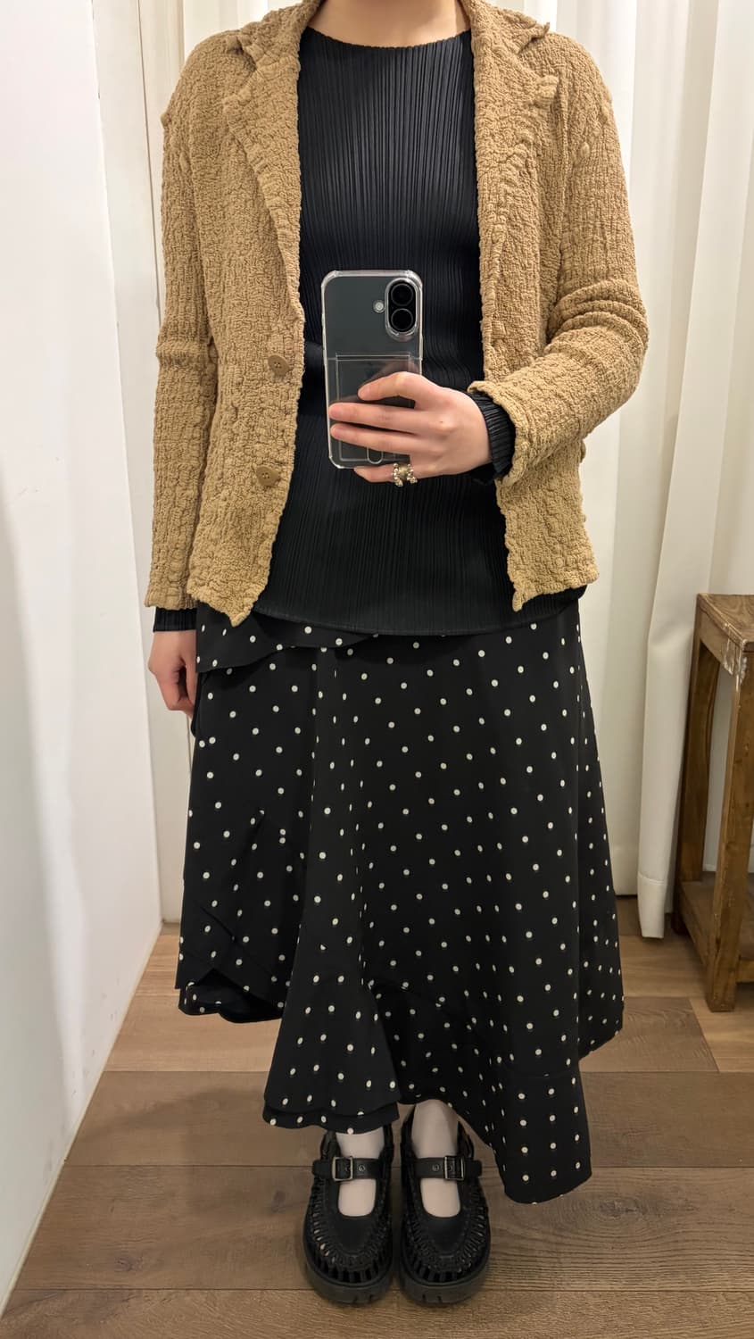 Dot Ruffle Transformed Skirt 상품이미지3