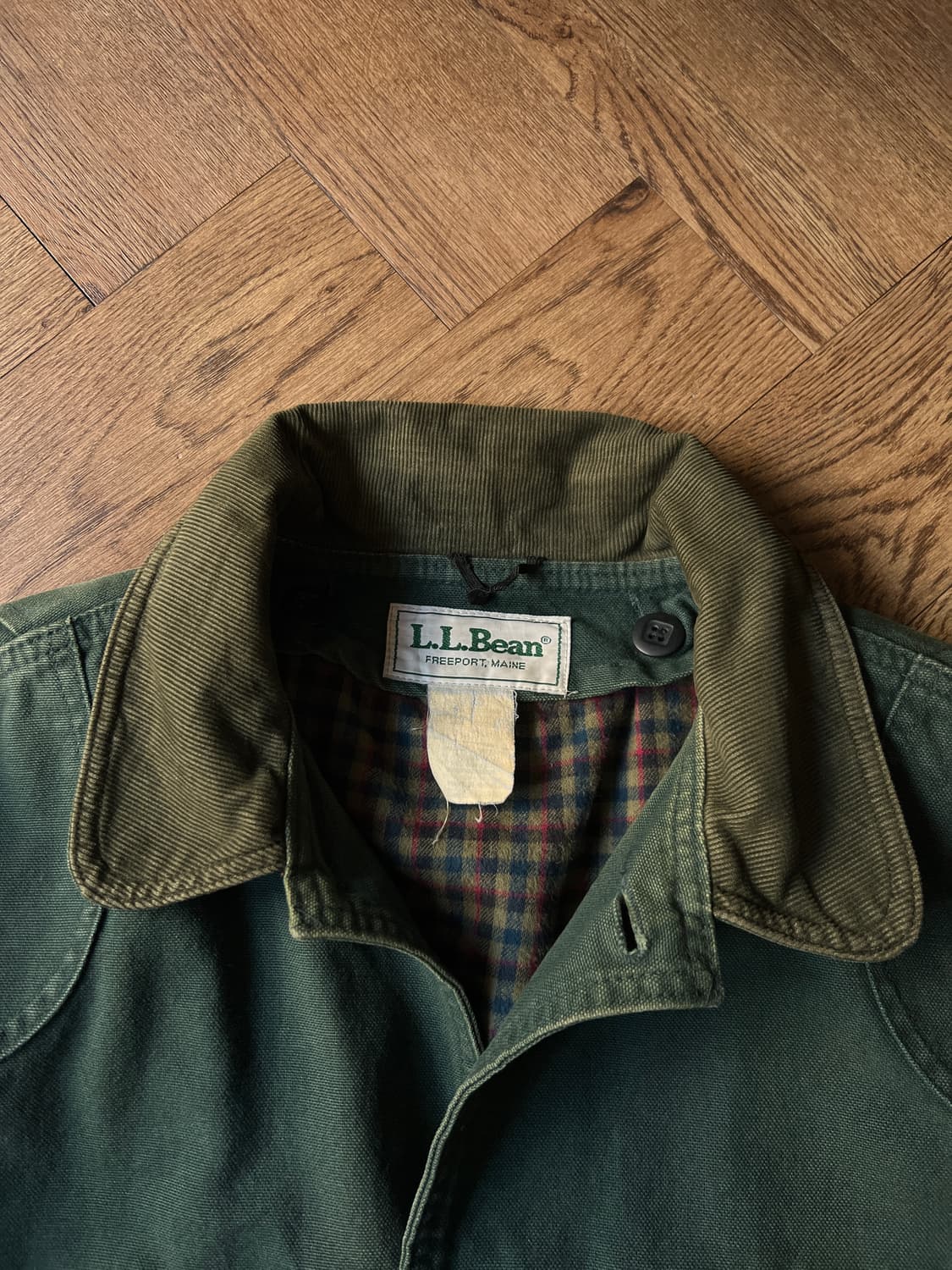 [L]90's 엘엘빈 Made in USA 프리마로프트 헌팅 자켓 상품이미지2