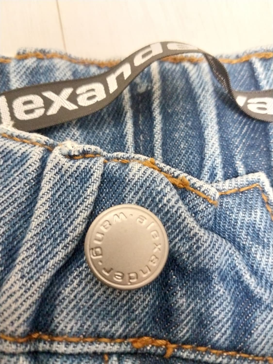 [정품] 알렉산더왕 오버핏 데님 쇼츠 상품이미지6