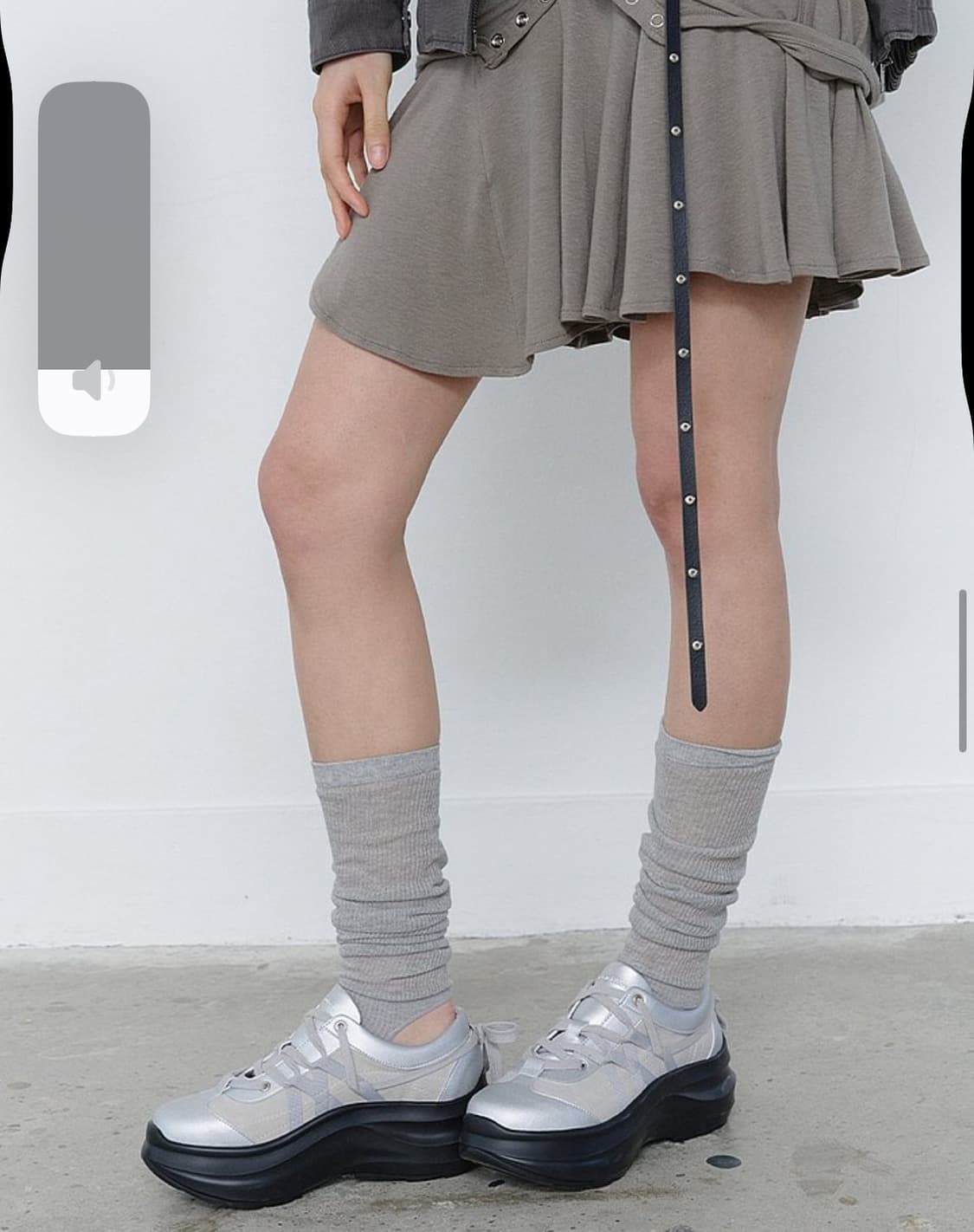 쓰리투에이티 플랫폼 스트랩 스니커즈 상품이미지2