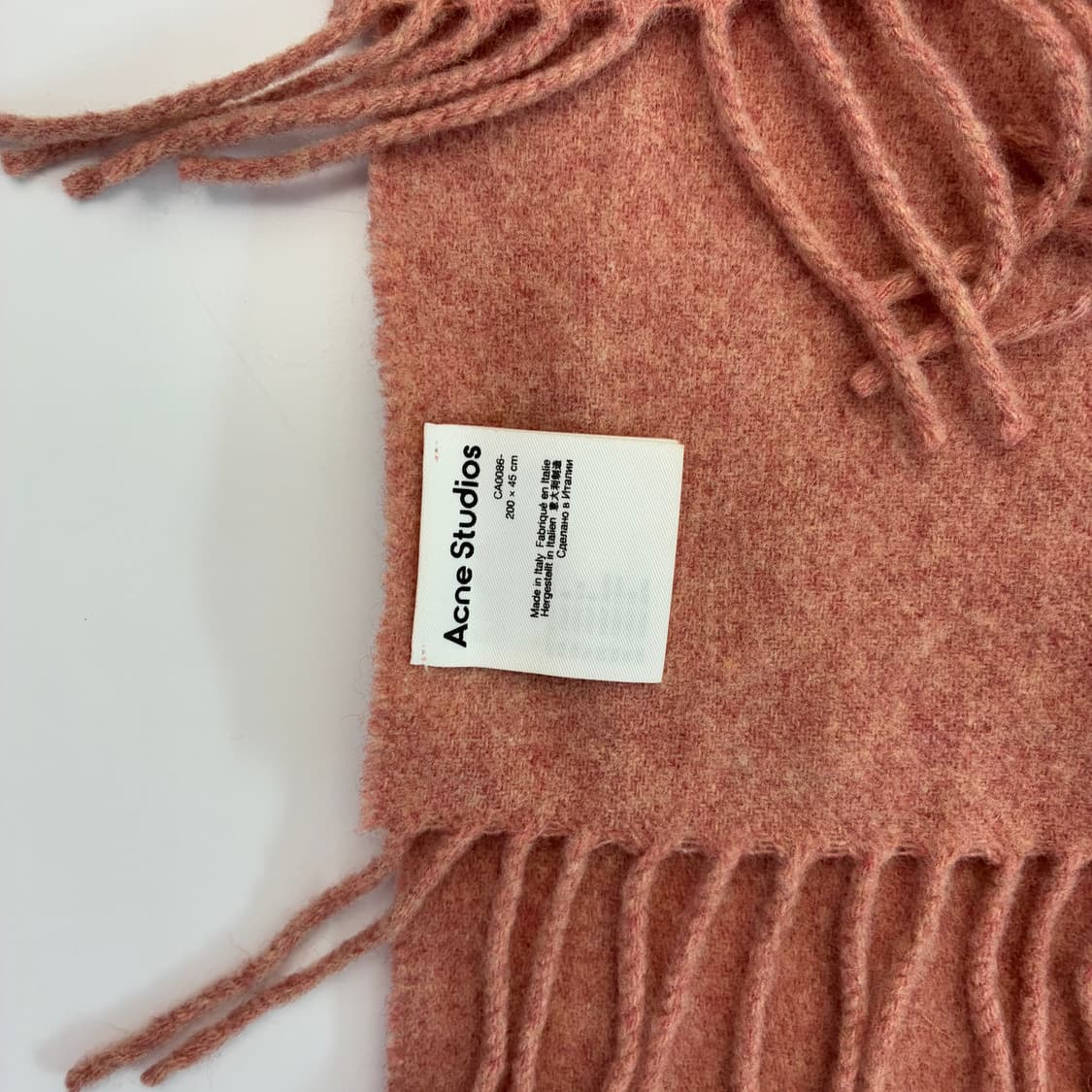 Acne studios   아크네 스튜디오 로즈멜란지 울 머플러 상품이미지4