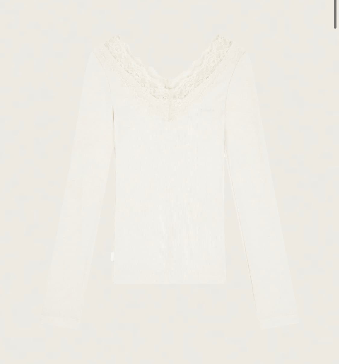 클리시어 크림도넛 롱슬리브 버터크림 상품이미지1