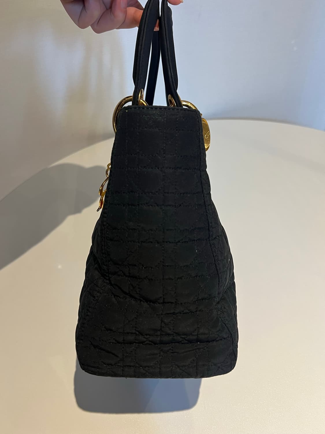 디올 레이디백 까나쥬 미디움 상품이미지6