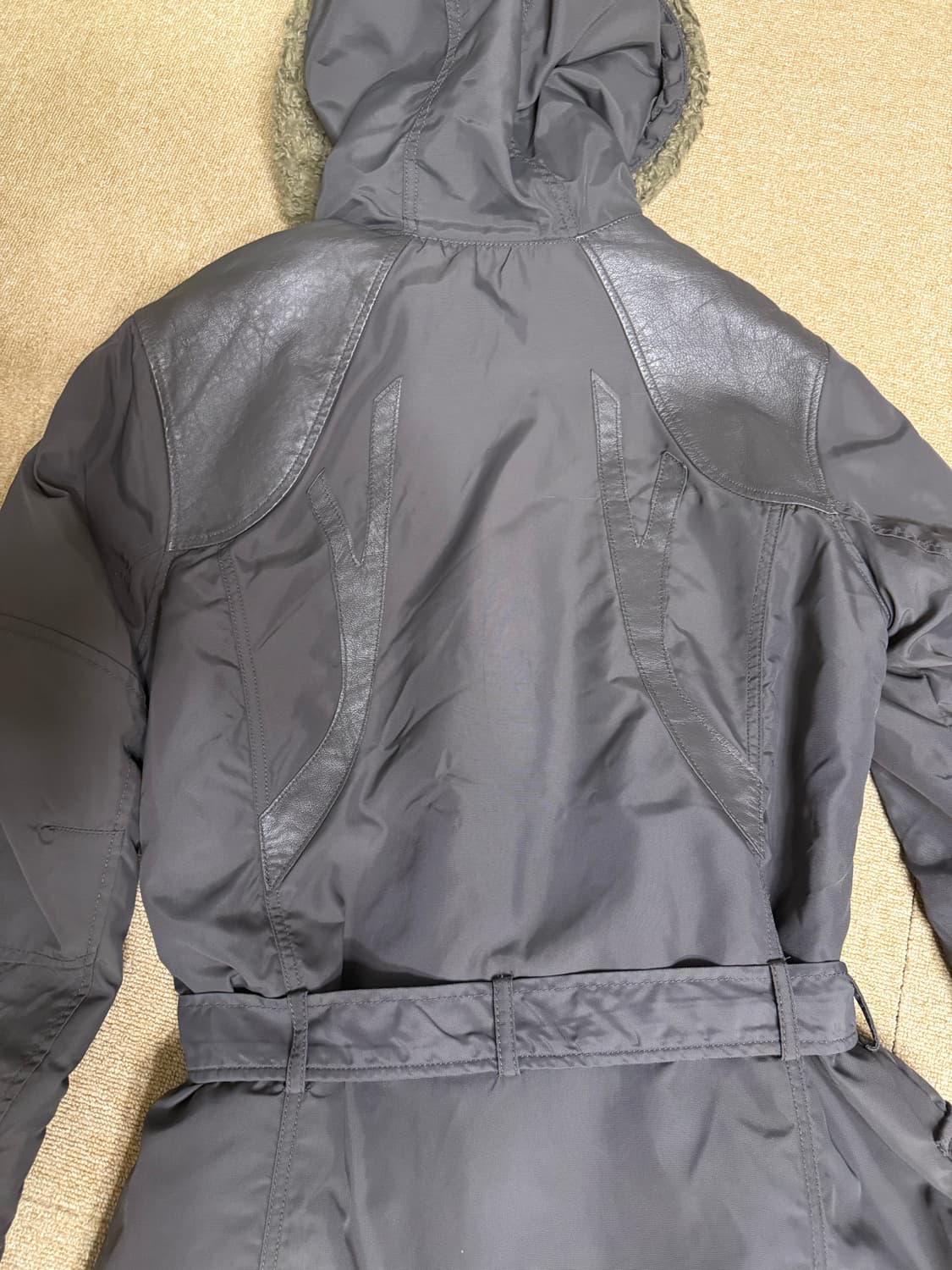 디젤 가죽패치 패딩 야상   95사이즈 상품이미지6