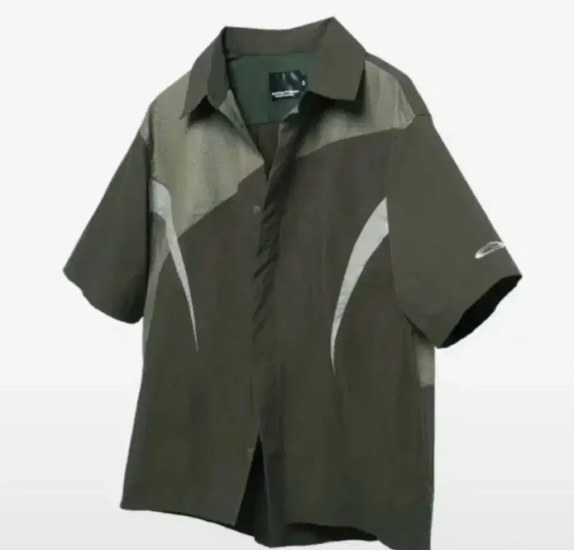 오프닝프로젝트 패널드 하프 셔츠 올리브 XL 상품이미지1