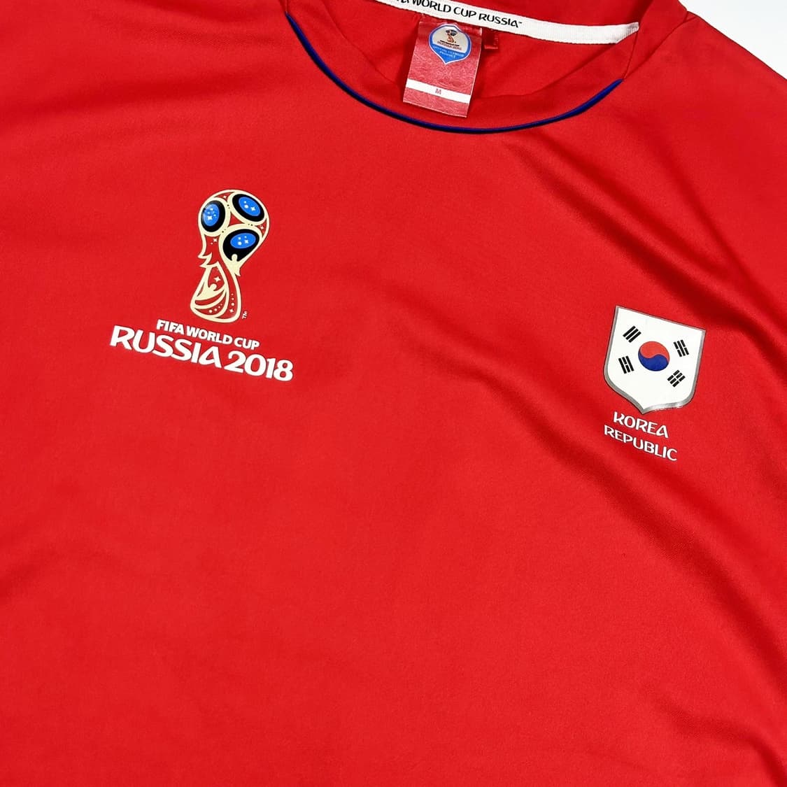 러시아 월드컵 국대 홈 노마킹 축구 유니폼 (M) 상품이미지3