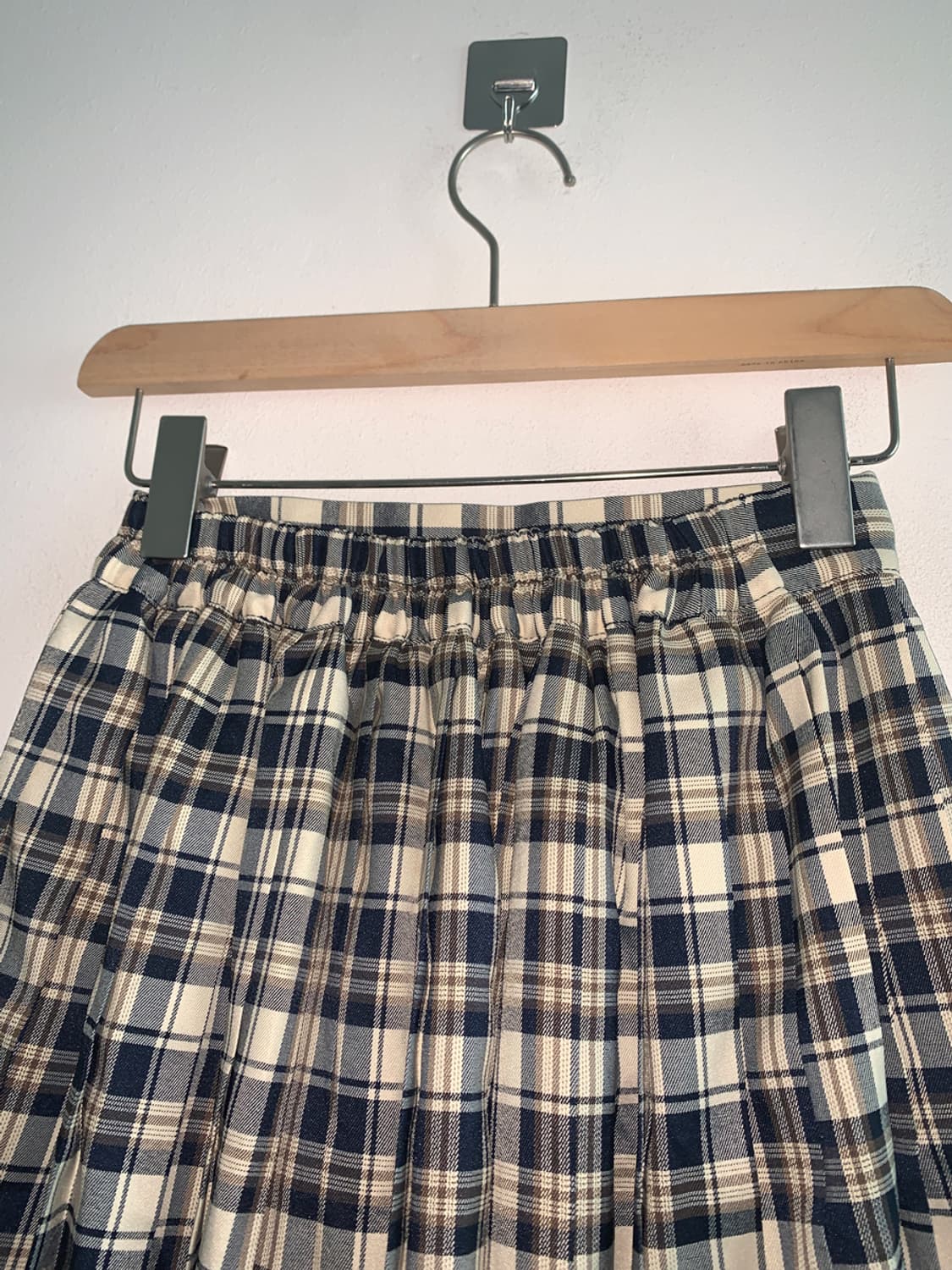 Check pleats short skirt 상품이미지6