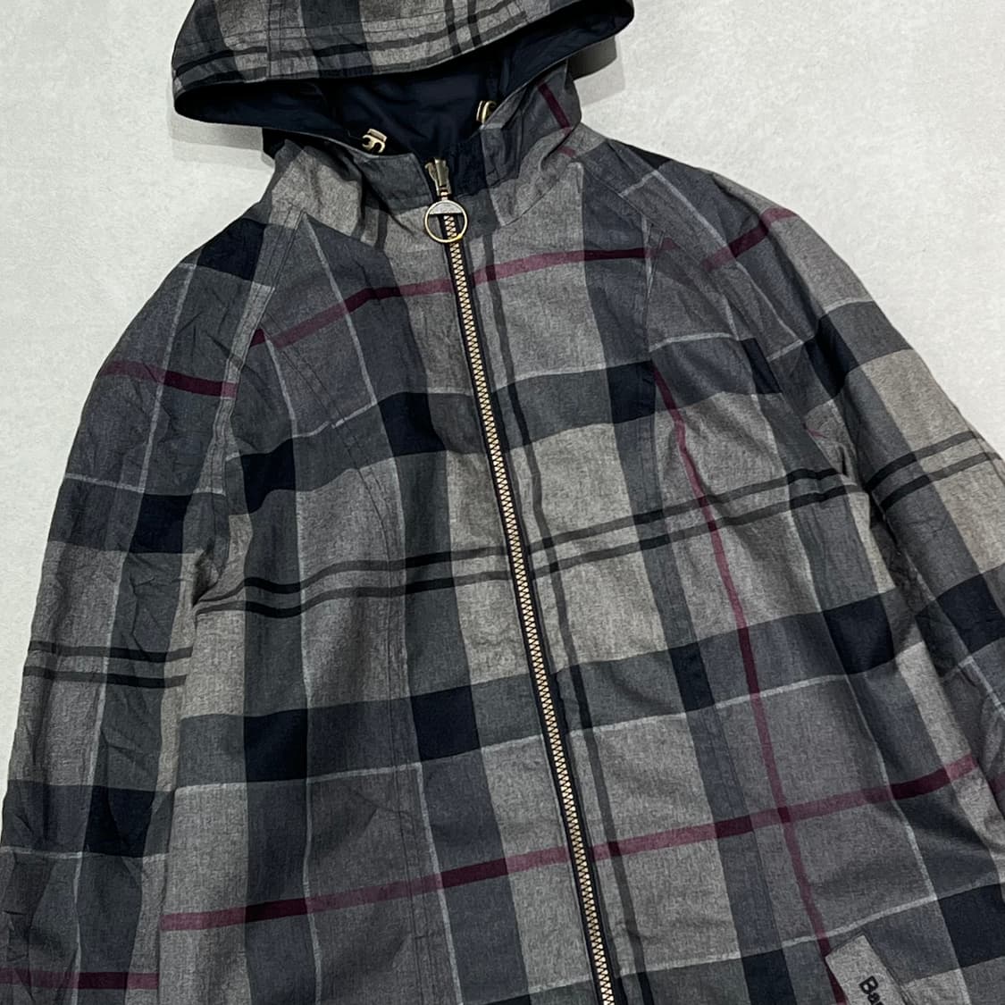 바버 타탄 리버시블 자켓 s09128 상품이미지6