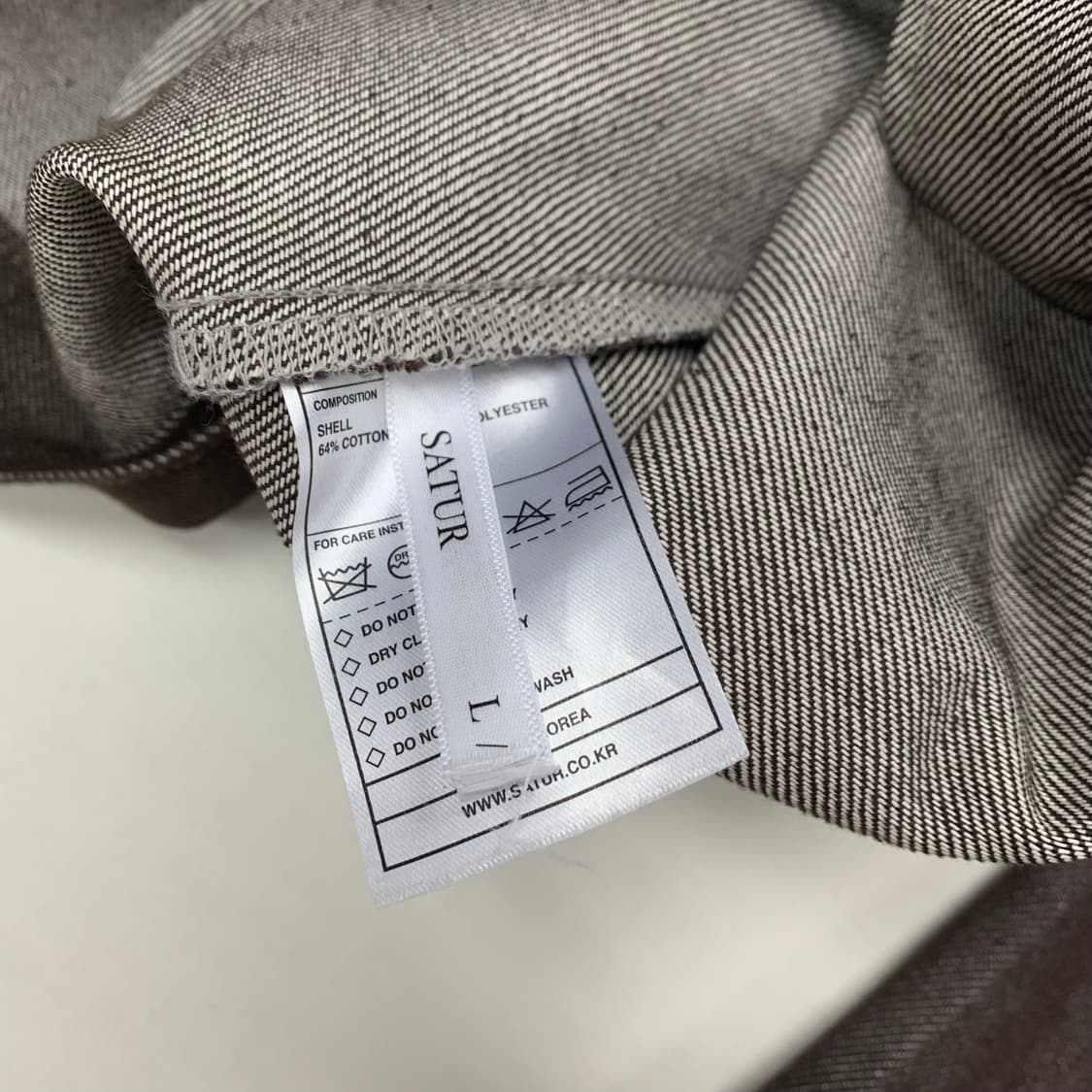 SATUR 세터 카이엔 데님 트러커자켓 (L) 상품이미지6