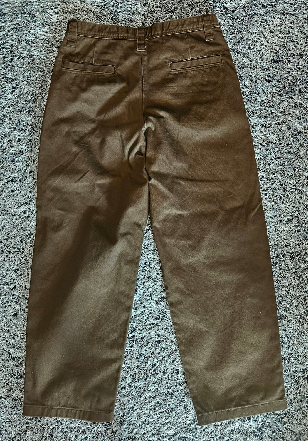 유니클로 U 와이드핏 치노 39 브라운 상품이미지2